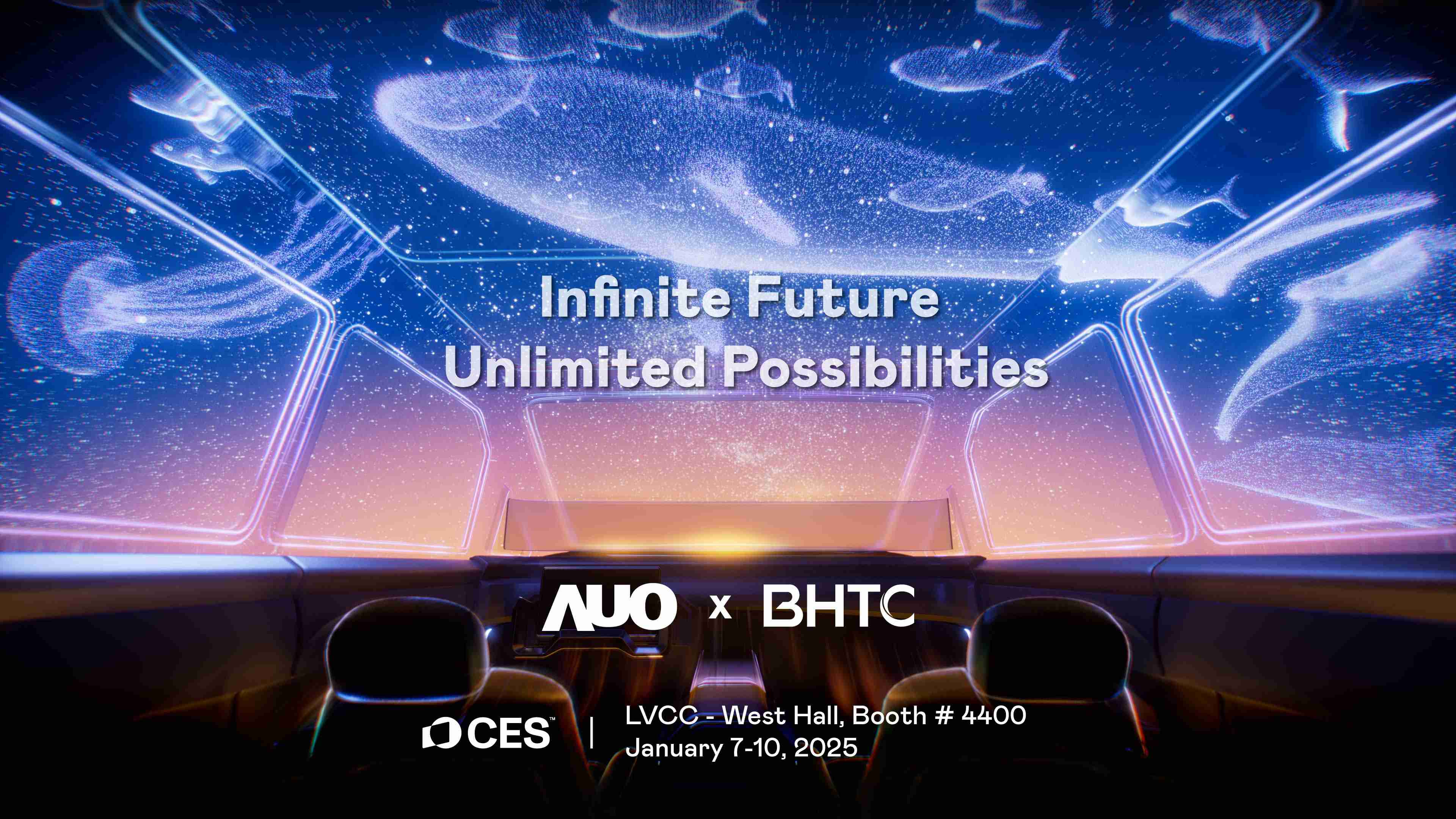 赏金国际以Infinite Future, Unlimited Possibilies为主题，，，，联合BHTC于CES 2025扩大规模展出